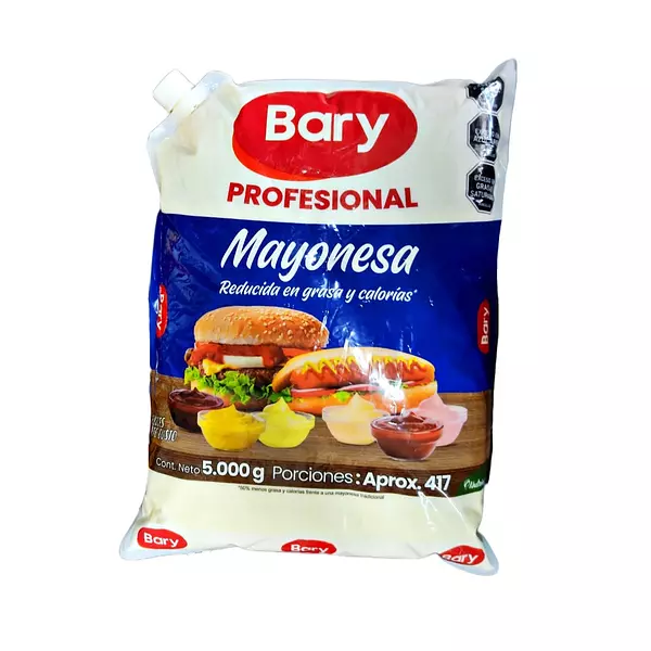 Mayonesa Bary Bolsa De 5000g