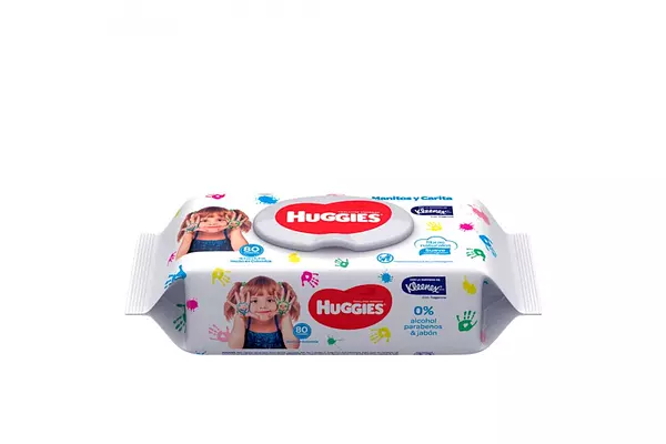 Toallitas Huggies Manitas Y Caritas De 80 Unidades