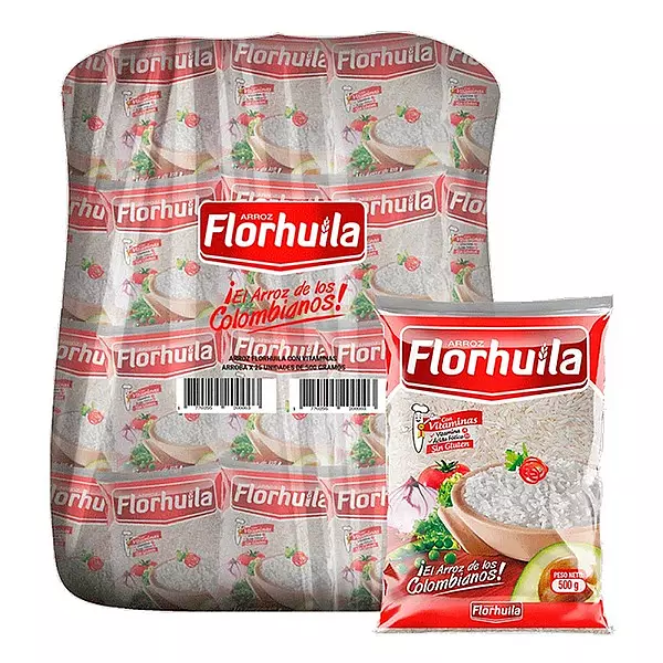 Arroz Florhuila De 500g X 25 Libras