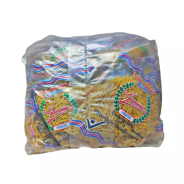 Pasta Gavassa Fideo De 125g X 5 Libras