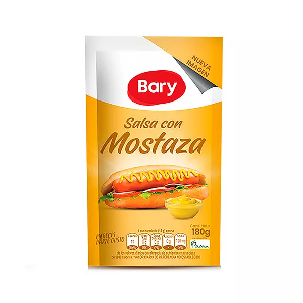 Salsa Con Mostaza Bary De 180g