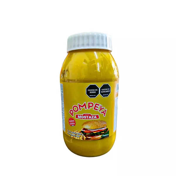 Salsa Con Mostaza Pompeya Frasco De 980g