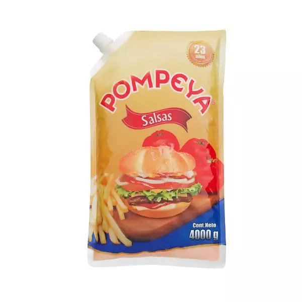 Salsa Rosada Pompeya Bolsa De 4000g