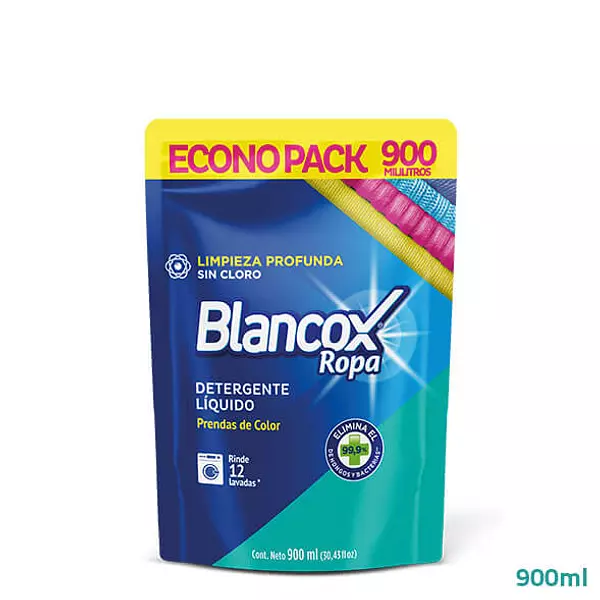 Blancox Detergente Liquido Ropa Color De 900ml