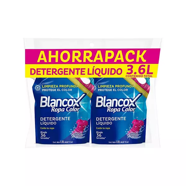 Blancox Detergente Liquido De 1800 X2unidades