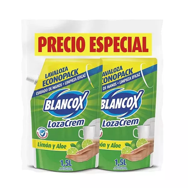 Loza Crem Liquido Doypack De 1500ml X2 Unidades