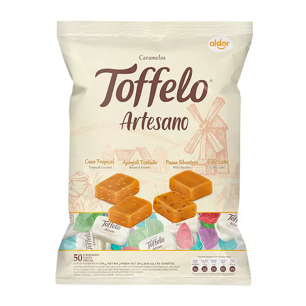 Toffelo Artesano Surtido X50 Unidades
