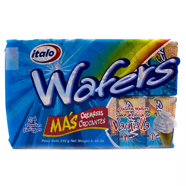 Wafers Taquito Vainilla X24 Unidades