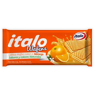 Galletas Wafers Paquetaco Naranja