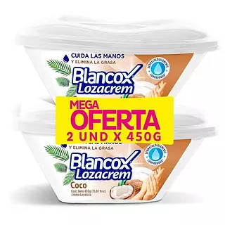 Loza Crem Coco Duo Pack De 450g