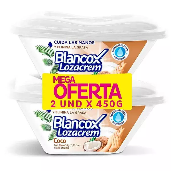 Loza Crem Coco Duo Pack De 450g