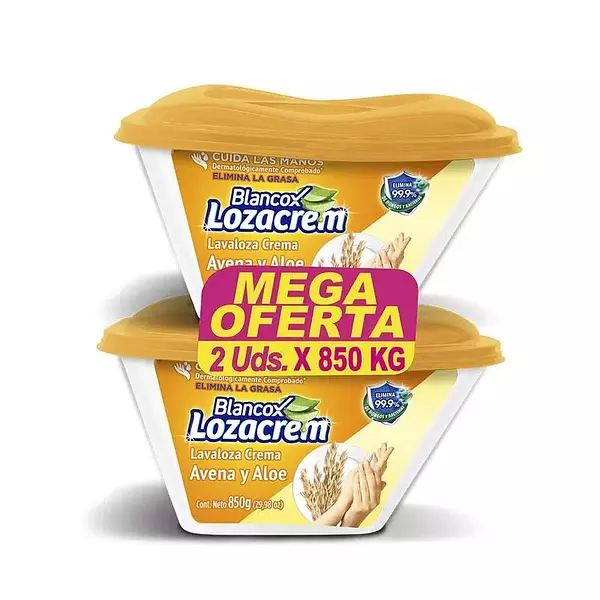 Loza Crem Avena Dúo Pack De 450g