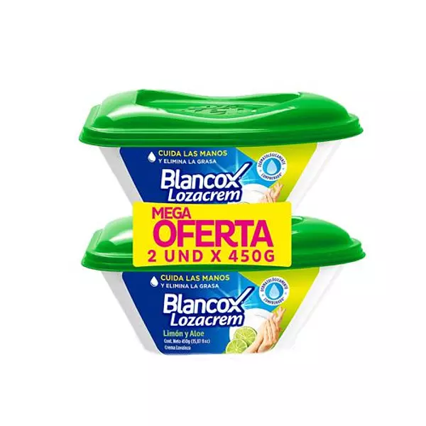 Loza Crem Limón Duo Pack De 450g