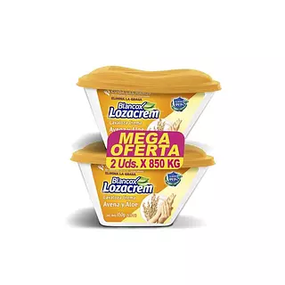Loza Crem Avena De 850g X2 Unidades