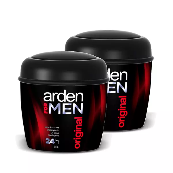 Arden For Men Original Crema De 135g X2 Unidades