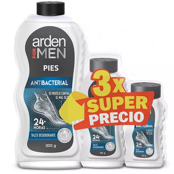 Arden For Men Talco X300g + Talco X85g + Talco X30g