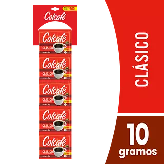 Cafe Colcafe Clasico Tira X10 Sobres De 10g