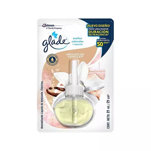 Glade Aceite De Repuesto X1 Abrazos Vainilla De 21ml