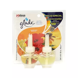 Glade Aceite De Repuesto X2 Hawaiian De 21ml