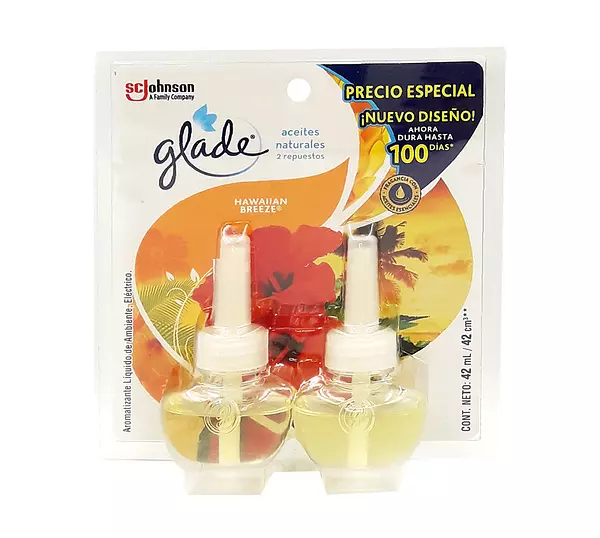 Glade Aceite De Repuesto X2 Hawaiian De 21ml