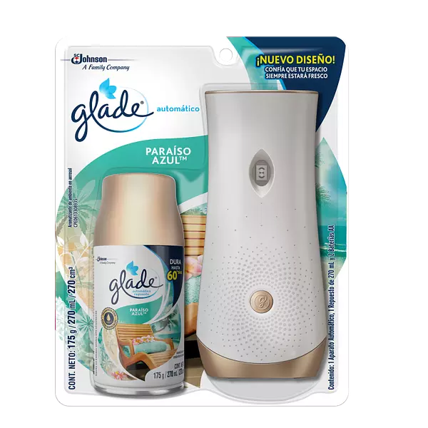 Glade Paraiso Azul Automático + Aparato