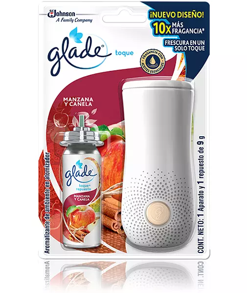 Glade Toque Manzana Canela + Aparato