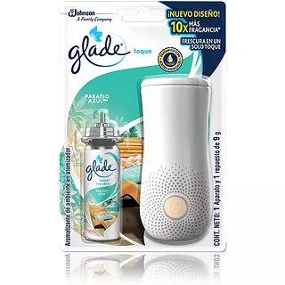 Glade Toque Paraiso Azul + Aparato
