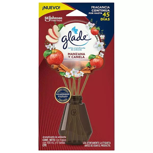 Glade Varitas Manzana Canela X100ml