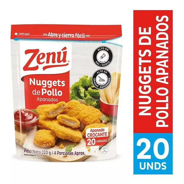 Nuggets De Pollo Zenú De 320g