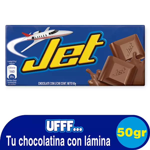 Chocolatina Jet Leche X50g