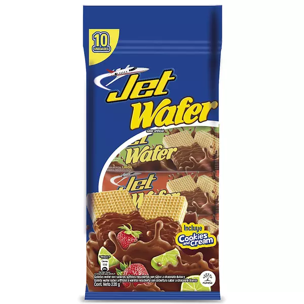 Galletas Jet Wafer Surtida Bolsa De 10 Unidades