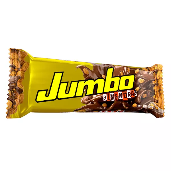 Chocolatina Jumbo Almendras De 100g