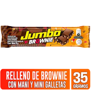 Chocolatina Jumbo Brownie De 35g