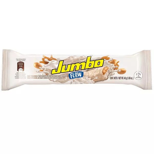 Jumbo Jet Flow Blanca De 48g