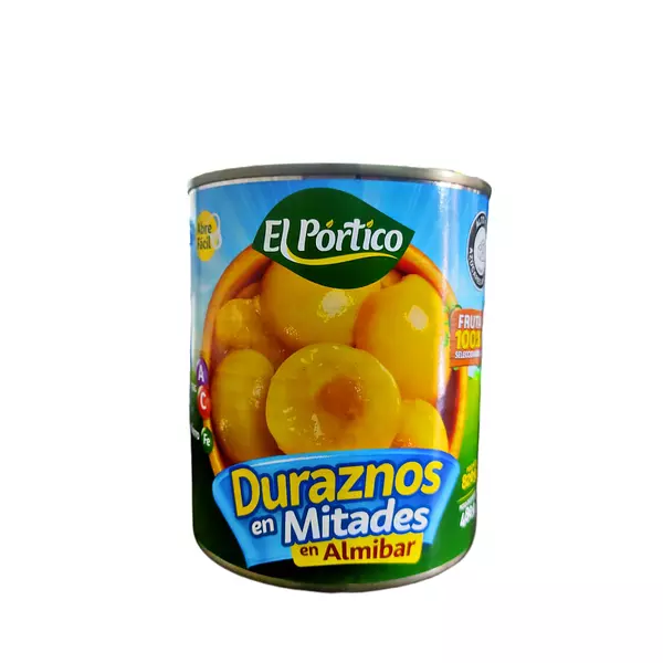 Durazno El Portico En Mitades X 820gr