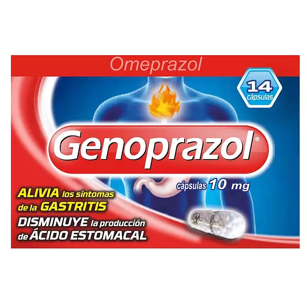 Genoprazol 10mg Caja X14 Unidades