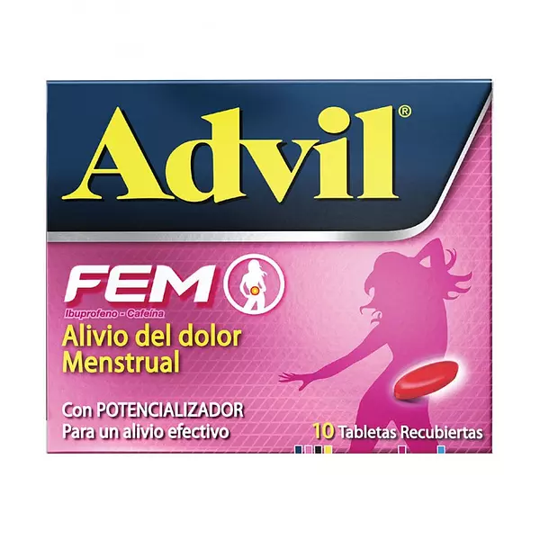 Advil Fem Caja De 10 Pastillas Recubiertas