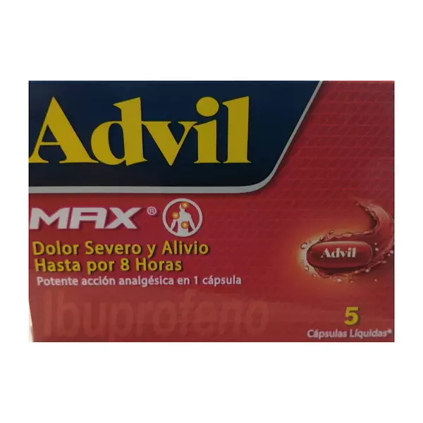 Advil Max Caja De 5 Capsulas