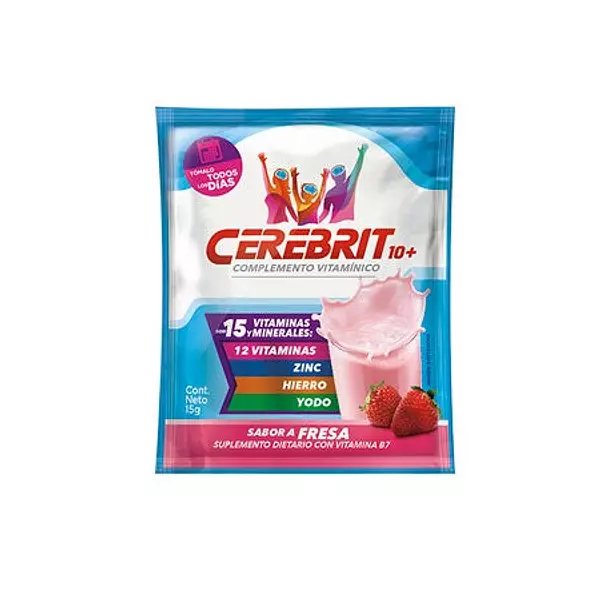 Cerebrit Sabor A Fresa Sobre De 15g