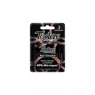 Preservativo Today X 3 Real Sensation