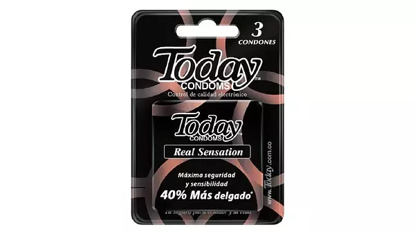 Preservativo Today X 3 Real Sensation