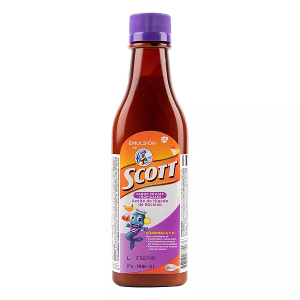 Emulsion De Scott De 180ml Frutas Tropicales