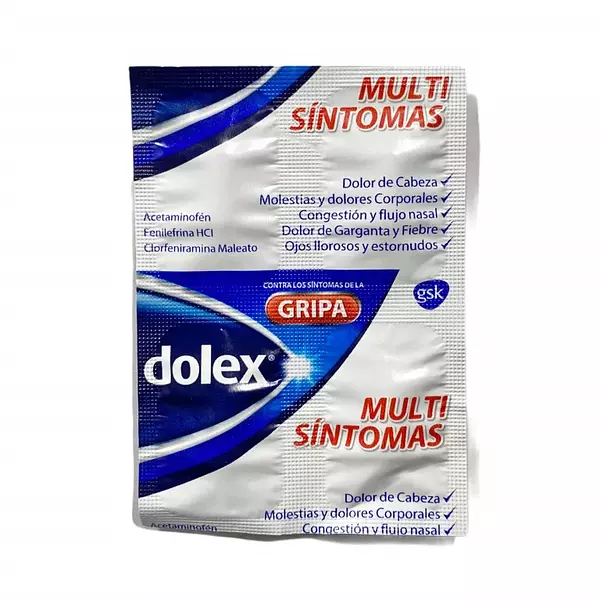 Dolex Gripa Adulto X 4 Pastillas