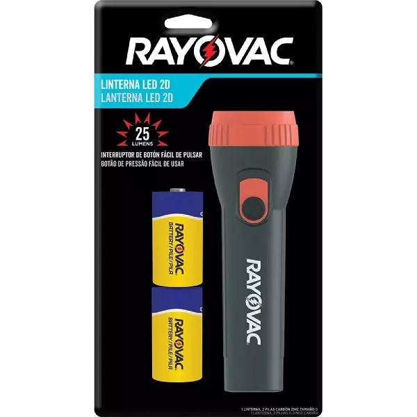 Linterna Rayovac Led 2d + 1 Par Rayovac Grande