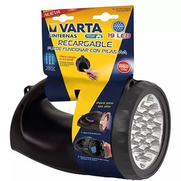 Linterna Varta 19 Led Recargable 110v