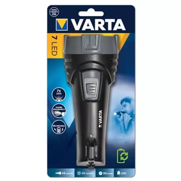 Linterna Varta 7 Led Recargable