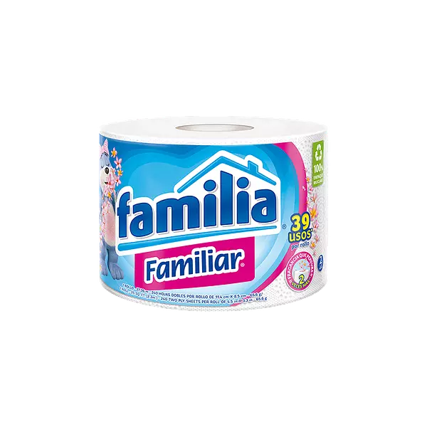 Papel Higinieco Familia Familiar X 1 Rollo