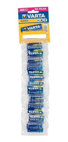 Pila Varta Aa Individual Tira X 20