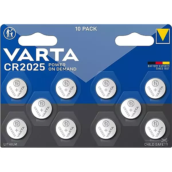 Pila Varta Cr2025-1 Lithium Keyless X 10