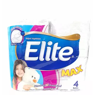 Papel Higienico Elite Max X 4 Unidades